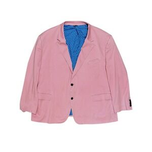 Oak Hill Jacket Men 4XL 58/60R Pink Blazer Sport Coat Business Formal Office